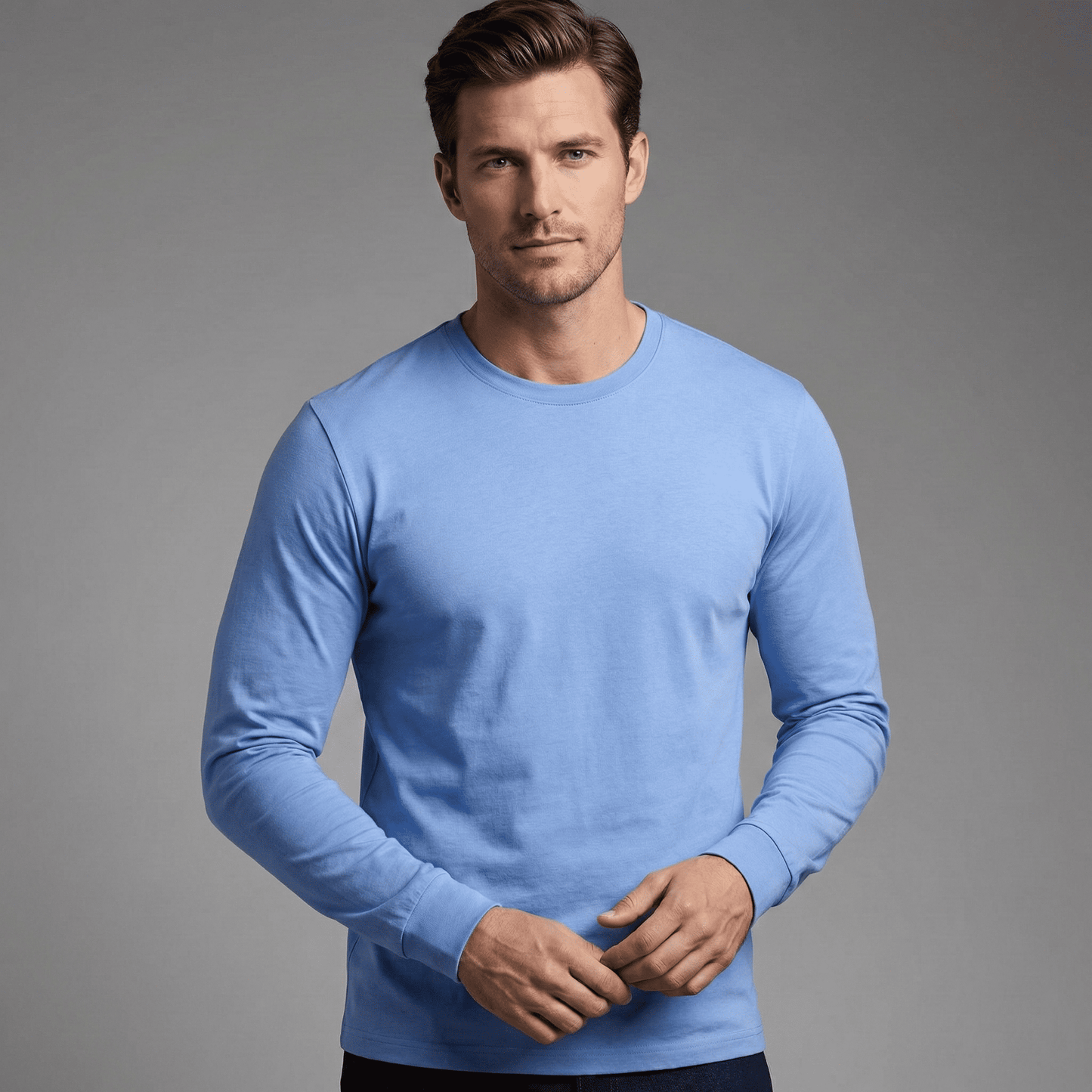 Classic Fit Soft Cotton Crewneck T-Shirt