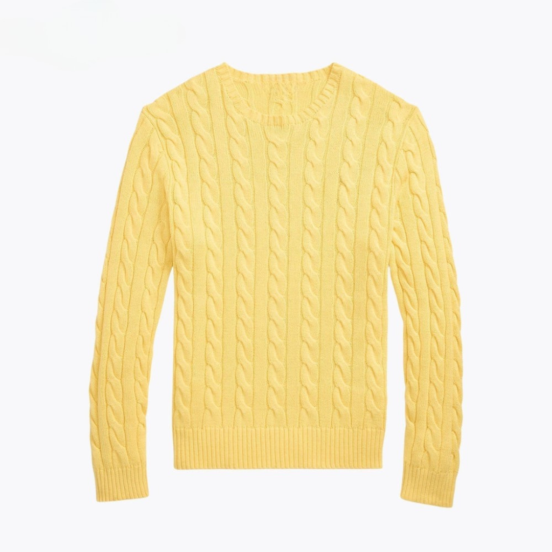 Cable-Knit Cotton Jumper
