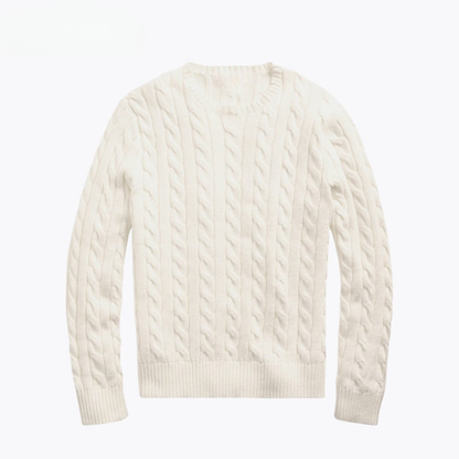 Cable-Knit Cotton Jumper
