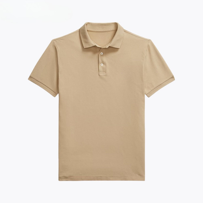 Custom Slim Fit Stretch Mesh Polo Shirt