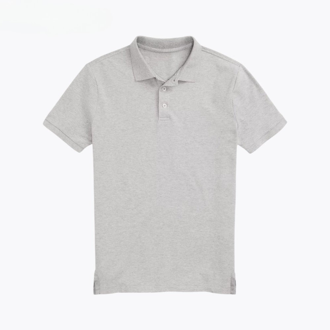 Custom Slim Fit Stretch Mesh Polo Shirt